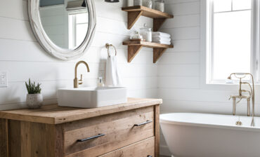 17 Farmhouse Bathroom Vanity Ideas