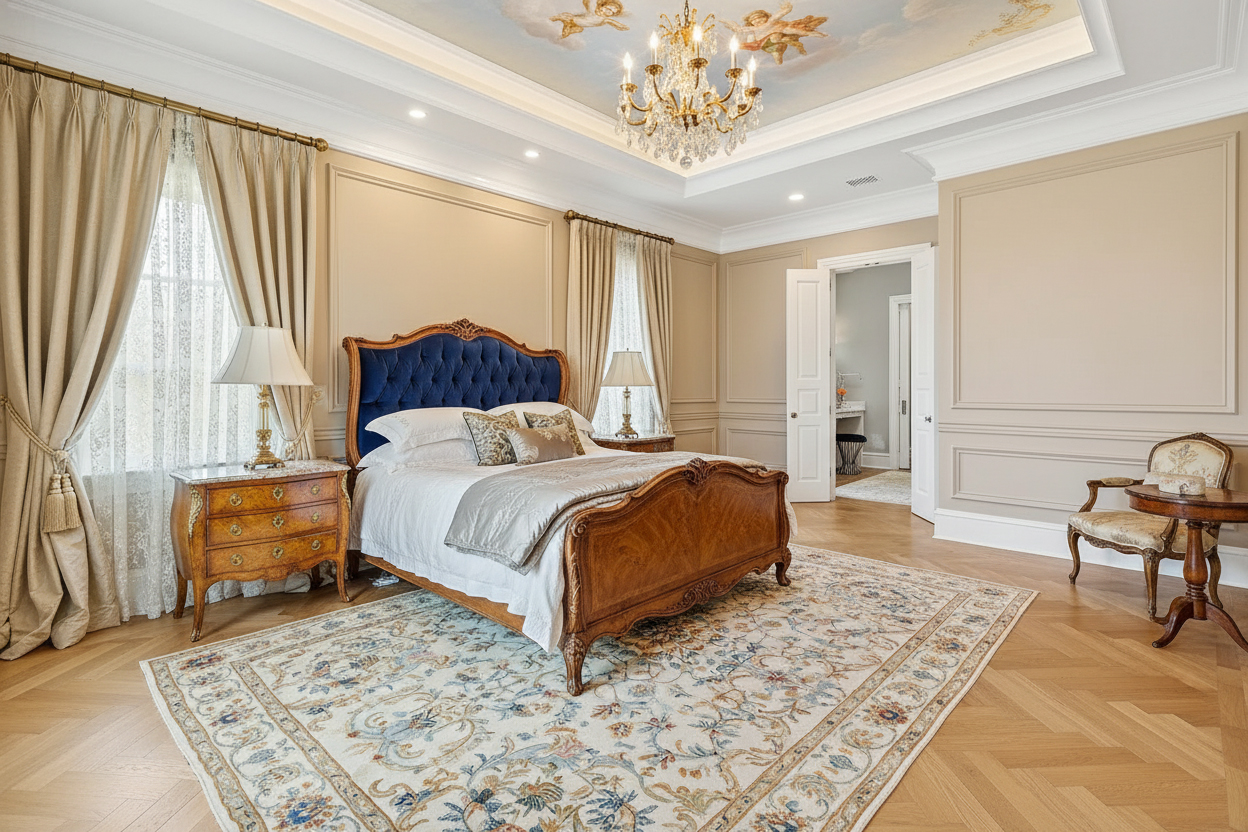French chateau bedroom