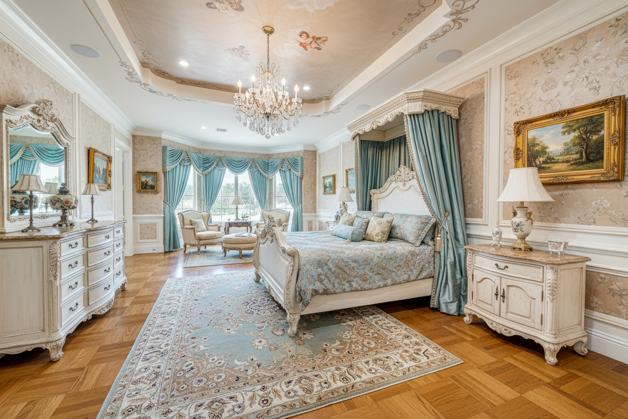 French Chateau Bedroom Ideas
