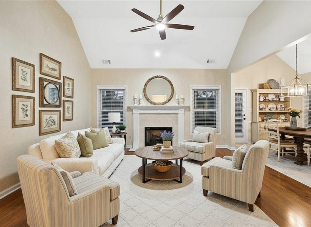 French-Country-Living-Room-Mirror