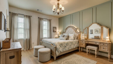 French-Country-Modern-Bedroom Design