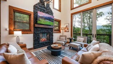 Mountain House Fireplace Ideas That Make a Living Room Feel Warm