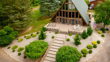 A-Frame House Landscaping Ideas
