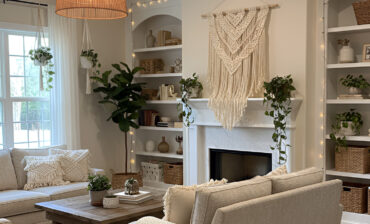 Boho Farmhouse Living Room Wall Decor Ideas