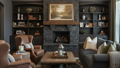 15 Moody Farmhouse Living Room Ideas