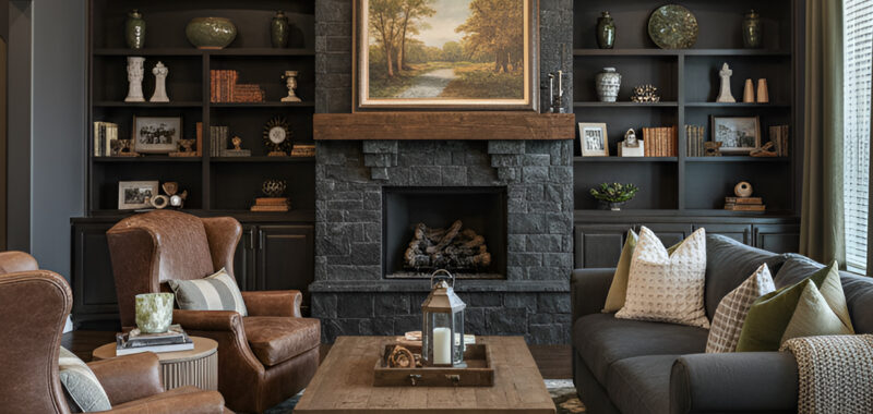 15 Moody Farmhouse Living Room Ideas