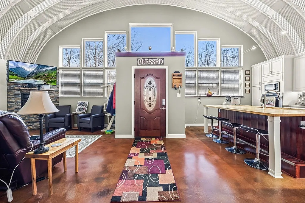 Quonset Hut Home Interior
