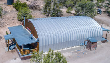 Rustic Quonset Hut Home