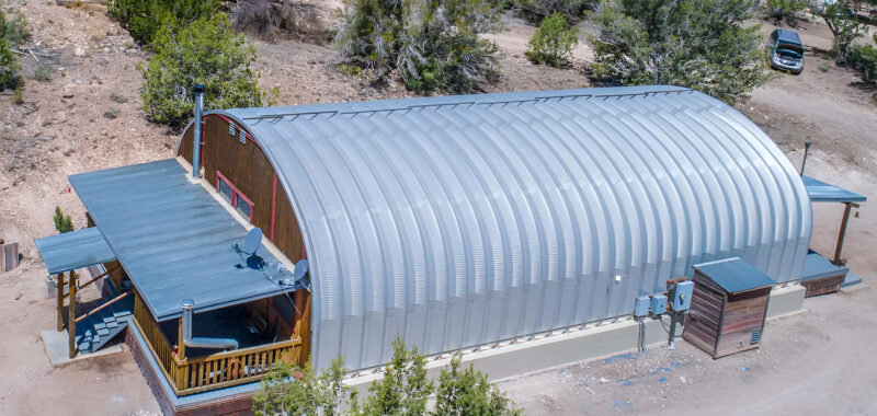 Rustic Quonset Hut Home