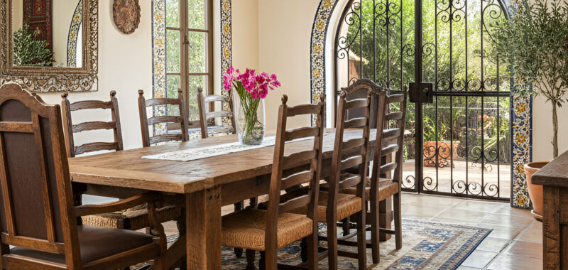 17 Spanish Revival Dining Room Decor Ideas to Copy