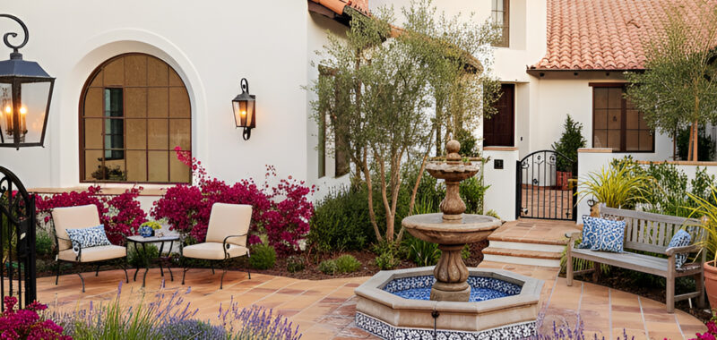 Stunning Spanish Style Home Front Yard Ideas for Instant Curb Appeal