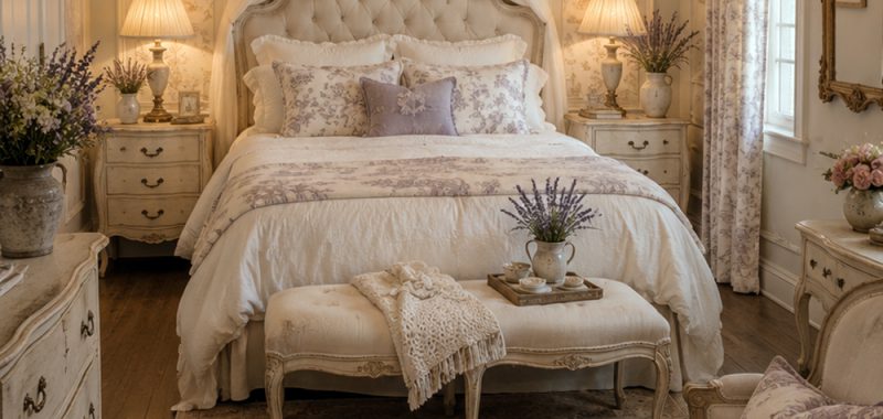 French Country Bedroom Ideas That Blends Rustic and Elegant Style