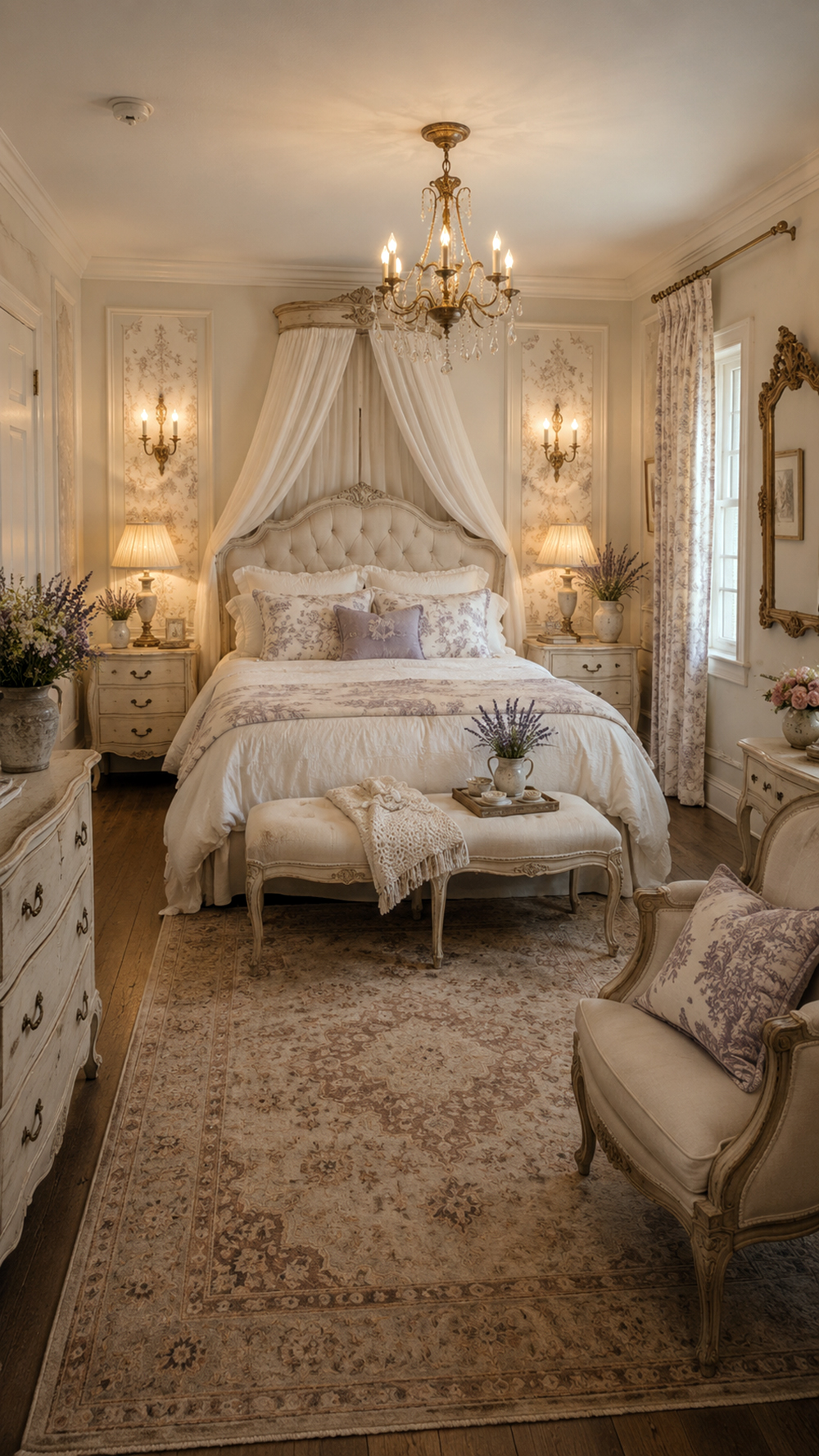 French Country Bedroom Ideas That Blends Rustic and Elegant Style