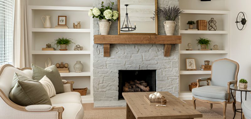 Modern French Country Living Room Ideas