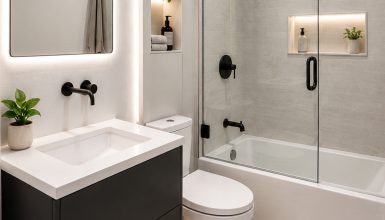 Small Contemporary Bathroom Design Ideas That Make Tight Spaces Feel Sleek, Bright, and Luxe