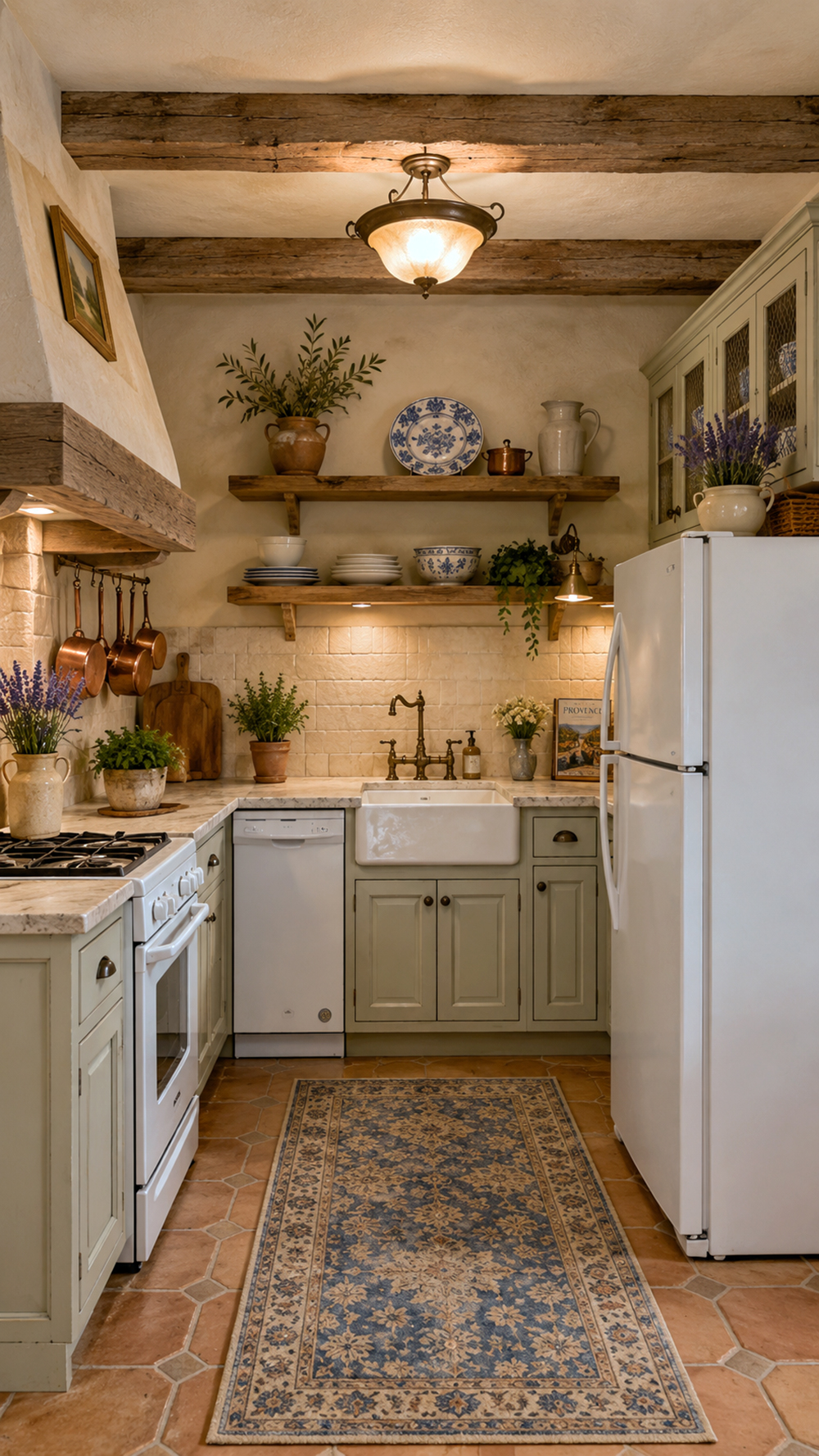 Cozy Small French Country Kitchens to Inspire You