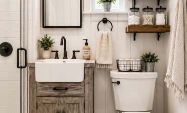 Modern farmhouse small bathroom ideas