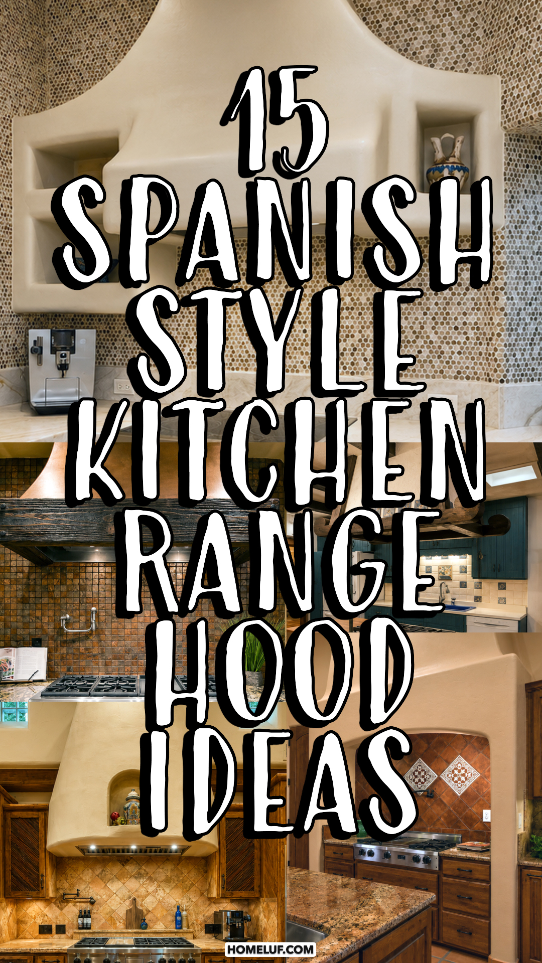 Spanish style range hood
