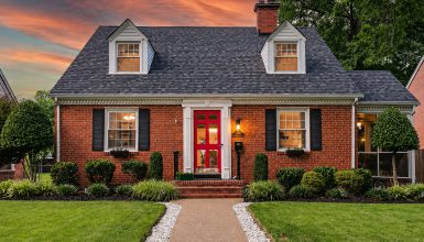 1945 Small Red Brick Cape Cod House With Bright Modern Updates