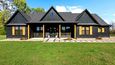 Black Modern Farmhouse Exterior Design