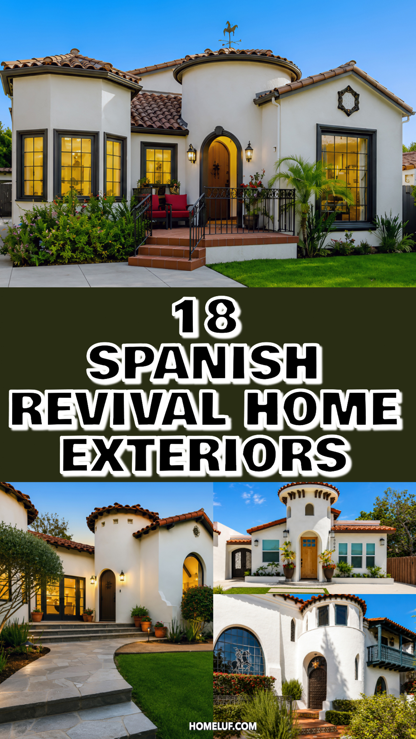 Spanish revival home exterior
