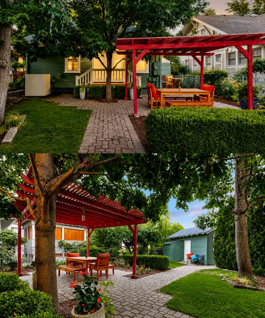 1909 Craftsman Style Bungalow Backyard