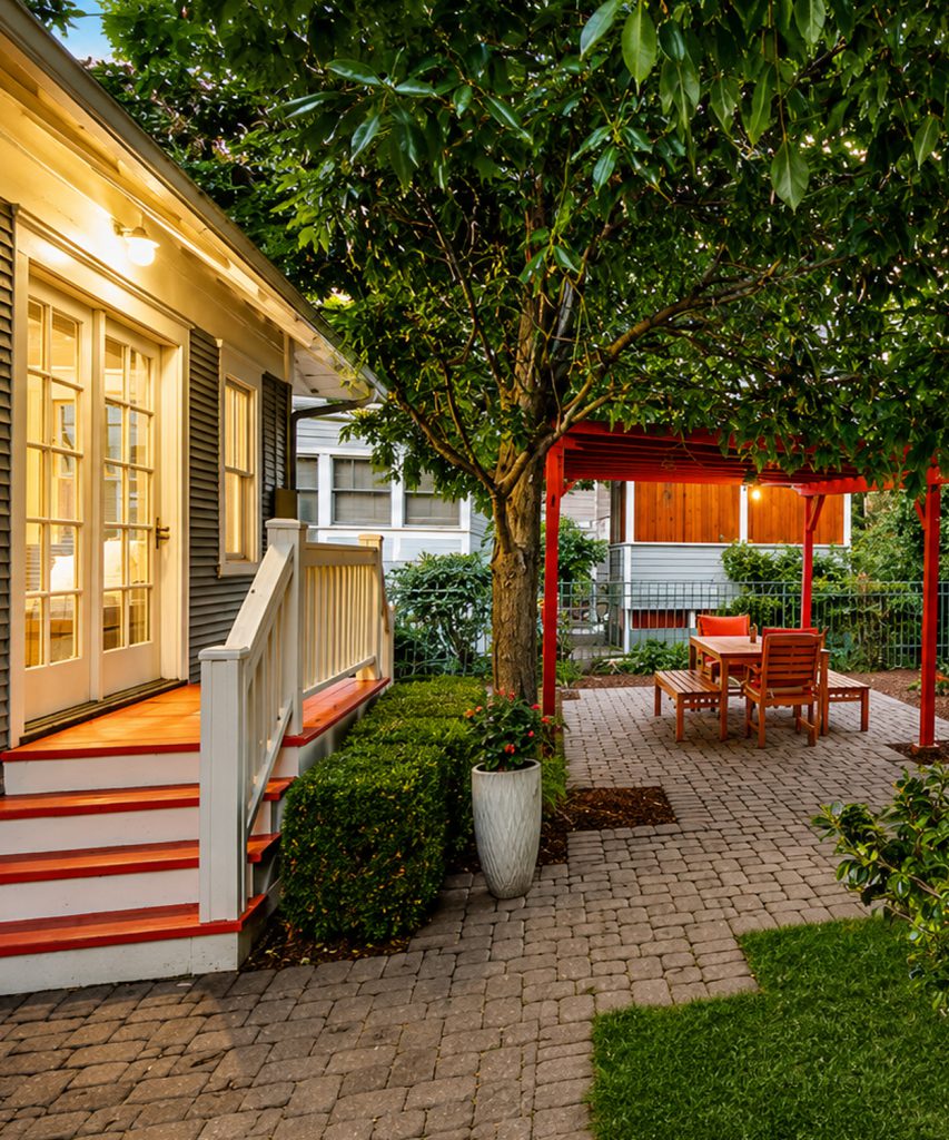 1909-Craftsman-Style-Bungalow-Exterior Backyard