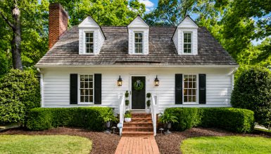 Small Cape Cod House Exterior with Big Curb Appeal